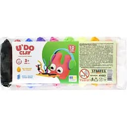 Набір для творчості Strateg U'DO Clay 100 г (10 г x 10 шт.) (41053)