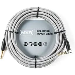 Інструментальний кабель Dunlop Jack 6.3- Jack 6.3 7.2м DCIW24R MXR Pro Series Woven Silver