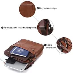 Чоловіча сумка з ручкою для перенесення в руці з натуральної шкіри Vintage 27х33х9,5 см sum0027492 - мініатюра 14