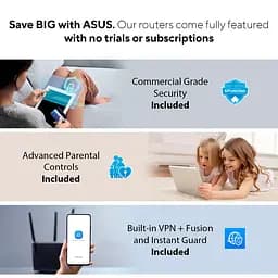 MESH-система ASUS WiFi-Mesh ZenWiFi BT10 BE25000, 1x10GE LAN, 1xGE WAN/LAN, 1x10GE LAN, 1xUSB 3.0, 3мод, білий (90IG08Y0-MO3C20) - мініатюра 10