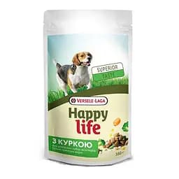 Корм для собак Happy life Adult Dinner with Chicken курица с овощами сухой всех пород 0.35 кг