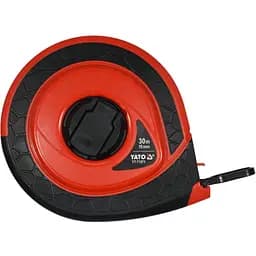 Рулетка вимірювальна Yato скловолоконна ручне змотування закритий корпус 30 м x 15 мм (YT-71571)