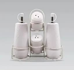 Керамический набор для специй и бутылочки для масла Maestro MR-20002-04S настольный набор баночок Белый