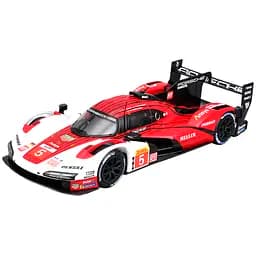 Автомодель Bburago Porsche 963 1:24 біло-червона (18-28022)