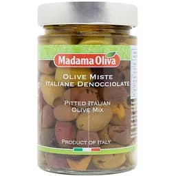 Оливки Madama Oliva Мікс італійські без кісточок 290 г