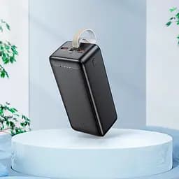 Портативний акумулятор Hoco J111C Smart charge power bank 400000mAh чорний - мініатюра 4