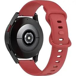 Силіконовий ремінець для смарт-годин BeWatch Amazfit універсальний L 20 мм Червоний (101N3L04.2)