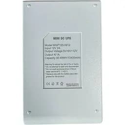 ДБЖ WGP Mini DC UPS WGP103 10400mAh 5V/9-12V з блоком живлення для роутера - мініатюра 4