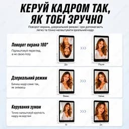 Селфі монітор для селфі для iOS та Android на магниті на задню панель - мініатюра 9