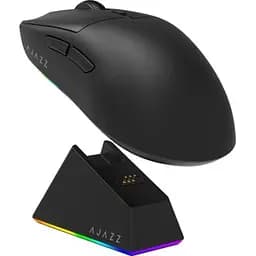 Комп'ютерна мишка Ajazz AJ139 V2 MC Wireless/Bluetooth/USB Black (AJ139-V2-MC-B) - мініатюра 2