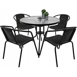 Комплект садовой мебели Jumi Jupiter-4 круглый стол