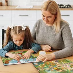 Дитячий віммельпазл "Літо у селі" DoDo Toys 300659, 60 елементів - мініатюра 7