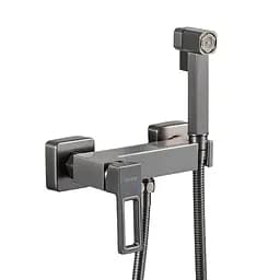 Гігієнічний душ Gappo зовнішнього монтажу 150 мм Gungrey G2017-9, графітовий хром