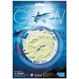Набір сяючих наклейок 4M Glow Акули (00-05940)