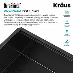 Кухонна мийка Kraus Kore KWF410-33/PGM, Графит - мініатюра 4