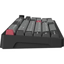 Клавіатура GamePro Asgard Drakkar Keychron Super Red Switch Wireless/Bluetooth/USB Black бездротова (MK305BK) - мініатюра 4