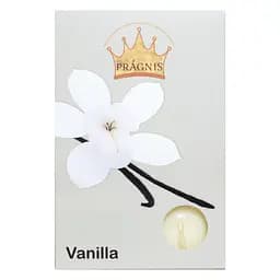 Свічки Pragnis чайні, 10х8х1,5 см, 6 шт, бежеві (TL6-VAN)