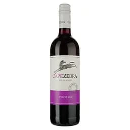Вино Cape Zebra Pinotage, червоне, сухе, 13%, 0,75 л (8000015201915)