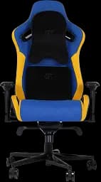 Геймерське крісло GT Racer синє з жовтим (X-0724 Blue/Yellow) - мініатюра 2