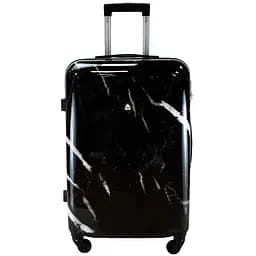 Валіза велика Semi Line 28 дюймів (L) Polycarbonate/ABS-Plastic Black Marble (T5730-3) - мініатюра 2