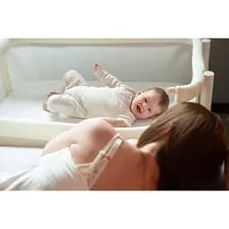 Дитяче ліжечко Childhome Evolux Bedside Crib 2 в 1, 97х64х85 см, білий (EVOBSCNW) - мініатюра 10