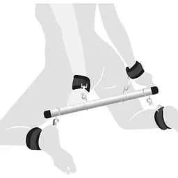 Колодка-розпірка для рук та ніг Art of Sex - Bondage Soft Touch BDSM Spreader, колір чорний