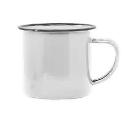 Кружка емалева Voyager, 350 мл, білий (V0465-02)