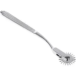 БДСМ масажер Вартенберга металевий Nervenrad Wartenberg сріблястий