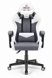 Компьютерное кресло Hell's Chair HC-1004 White-Grey (тканина)