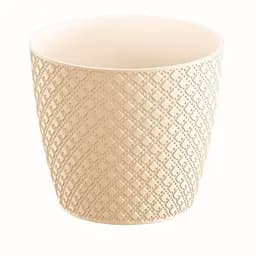 Цветочный горшок Prosperplast Orient круглый крем 260 мм (26682-728)