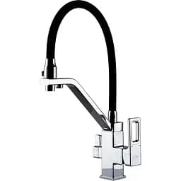 Смеситель для кухни под осмос Globus Lux Lazer GLLR-0900-00-01 черный (24675)