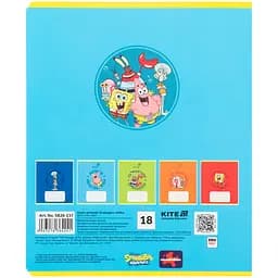 Набір зошитів Kite SpongeBob SquarePants 20 шт. 18 аркушів в лінію (SB26-237) - мініатюра 12