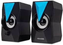 Акустическая система Microlab 2.0 B-22 6Вт RGB Led USB Black (B-22)