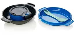 Набір посуду Humangear GoKit Deluxe 7-tool Mess Kit Charcoal/Blue (1054-022.0125) - мініатюра 2