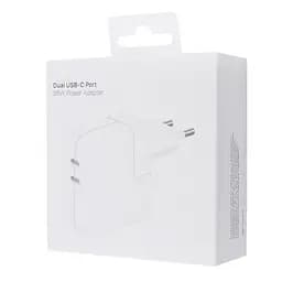 МЗП 35W Dual Power Adapter for Apple (2USB-C) (AAA) (box) White - мініатюра 4