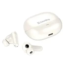 Навушники ColorWay Slim TWS-1 Earbuds Long Life Beige (CW-TWS1BE) - мініатюра 10