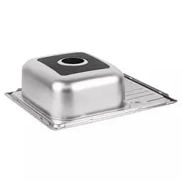 Кухонна мийка 580x480x180 мм + сифон Wezer 5848(08) Decor, Decor - мініатюра 3