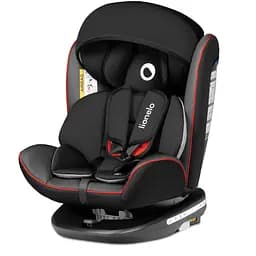 Автокрісло Lionelo Bastiaan Sporty Black з білою основою, чорне (LO-BASTIAAN SPORTY BLACK) - мініатюра 2