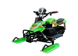 Електроснігохід Crosser S-1  (800W, 48V, 20Ah) на амортизаторах Зелений