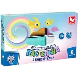 Полимерная глина Школярик 304118001-UA 6 цветов (4823088230888)