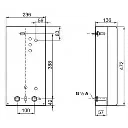 Проточний водонагрівач Bosch Tronic TR 1100 21 B - мініатюра 2