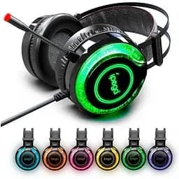 Ігрові навушники iPega PG-R015 Gaming Headset with RGB 3.5 mm з шумозаглушенням - мініатюра 5