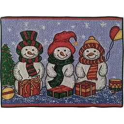 Салфетка Снеговики с подарками