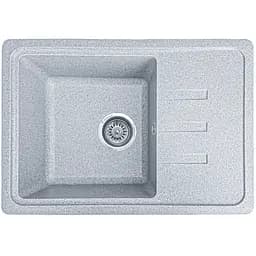 Мийка кухонна Valetti 35N гранітна 620х435 мм сіра