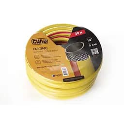 Шланг для полива садовый Сила Оазис ПВХ 1/2" 30 м 5 бар 30412