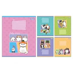 Набор тетрадей 1 Вересня Fluffy miracle А5, 12 листов 25 шт. (768158)