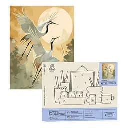 Набір для розпису по номерах "Лелеки" 40*50 см, IDEA2-GX47705, ТМ "99IDEAS"