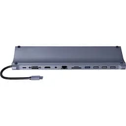USB-Хаб Cablexpert A-CM-COMBO11-01, USB Type-C 11-в-1 (A-CM-COMBO11-01)