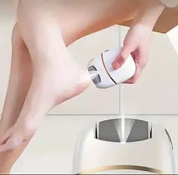 Електрична пемза для п'ят Grinder AND1390 акумуляторна 400 мАг 2 швидкості білий  - мініатюра 3