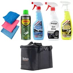 Міні-набір CarLife по догляду за машиною з органайзером Beltex (na_9)